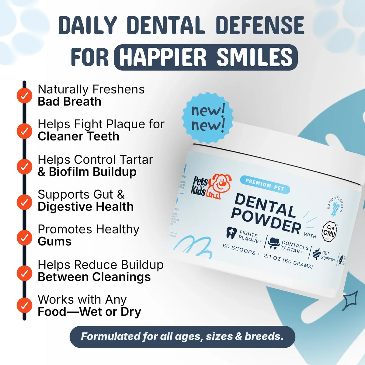 Premium Pet Dental Powder