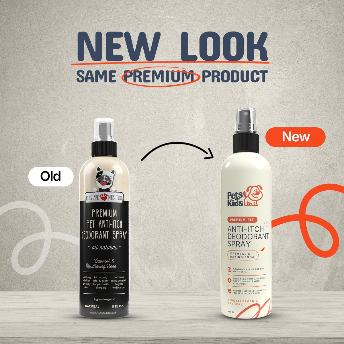 Premium Pet Anti-Itch Deodorant Spray
